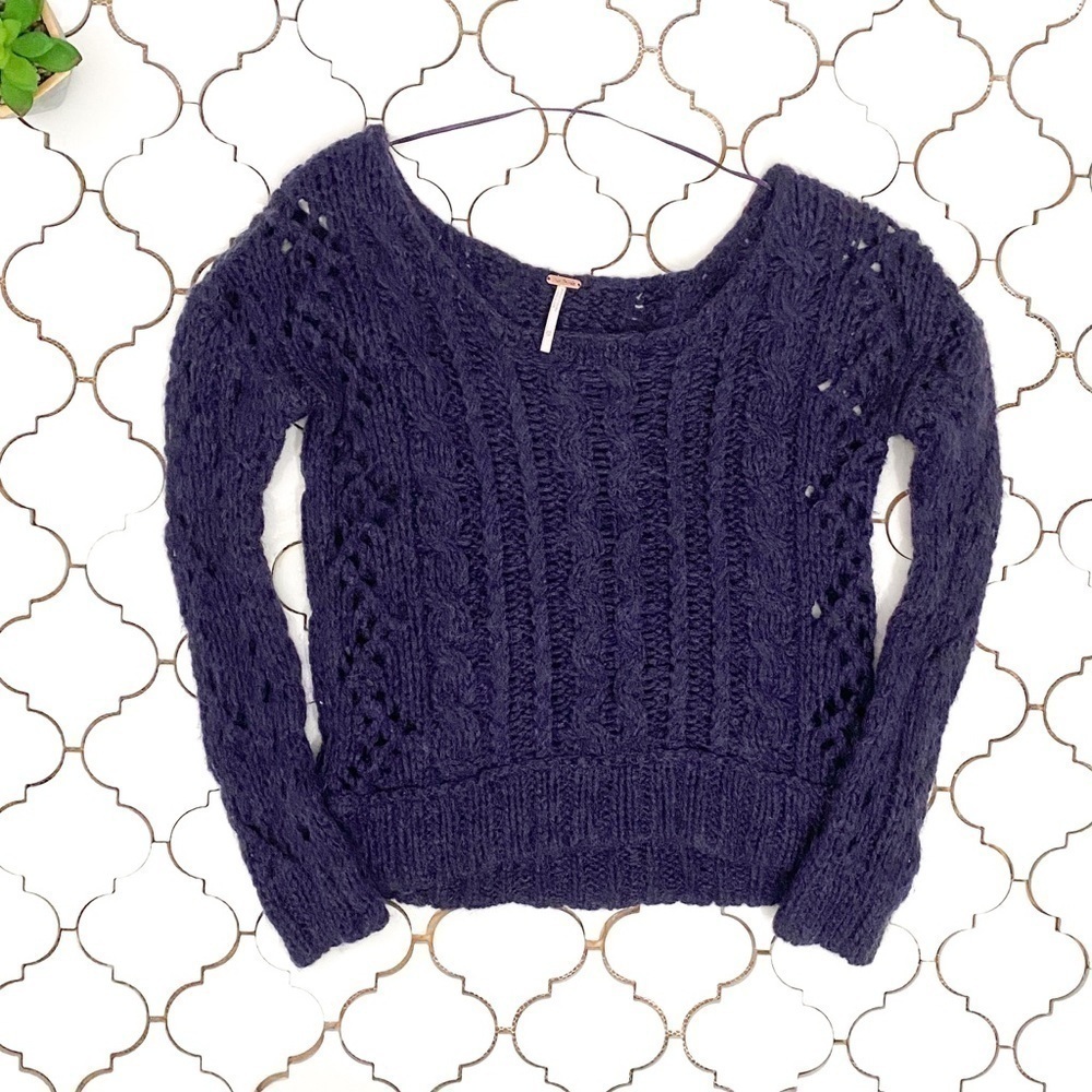 Free People cable Knit Sweater